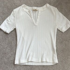 Women's Madewell White Short Sleeve Top